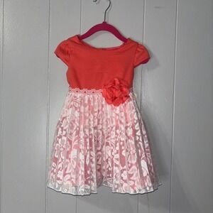 Vintage Girl's Coral Dress | 2T | BWT
